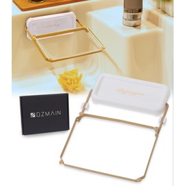 OZMAIN Triangle Corner (Supervised by Food and Drink Professionals) Removable Tape and Magnet for Easy Installation Anywhere, No Need For Magnet, Drainer, Net, Garbage Bag, Holder, Food Garbage, Sink,