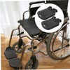 ORFOFE 2pcs Wheelchair Footrest Pad Elevating Foot Plate Accessory Slip