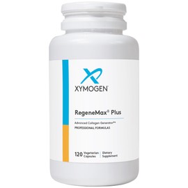 XYMOGEN RegeneMax Plus - Advanced Collagen Supplements with Biotin & Clinically Tested ch-OSA - Supports Skin, Hair, Nails & Bone Health - Collagen for Women & Men (120 Capsules)