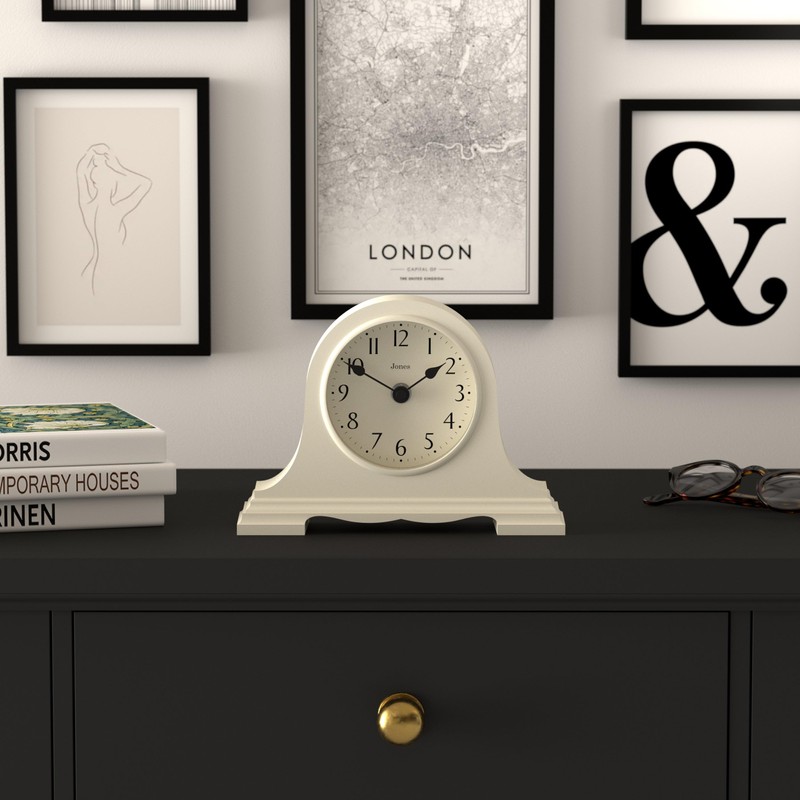 JONES CLOCKS® Speakeasy Table Clock | Classic Napoleon Hat Design