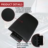 TQPONLY Upgrade Black Center Console Lid with Hinge,Compatible with Ford