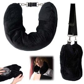 XIHIRCD With Clothing, Stuffable Travel Pillow, Multifunctional Pillow, Convertible Expandable U-Shaped Neck Pillow for Travel by Car or Plane, Suitable for the Essentials for 3 Days
