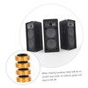 IWOWHERO 4pcs Aluminium Alloy Vibration Speaker Pads Isolation Feet Cushions
