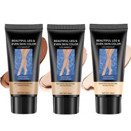 3PCS Leg Makeup Waterproof No Transfer Full Coverage Concealer for Scars, Varicose Veins & Tattoos,Long-Lasting Body Foundation with Lightweight Formula,Smooth,Scar Cover Up Cream for Legs,Body Beauty