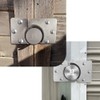 RESET-904 Heavy Duty Solid Steel Hidden Shackle Padlock with High