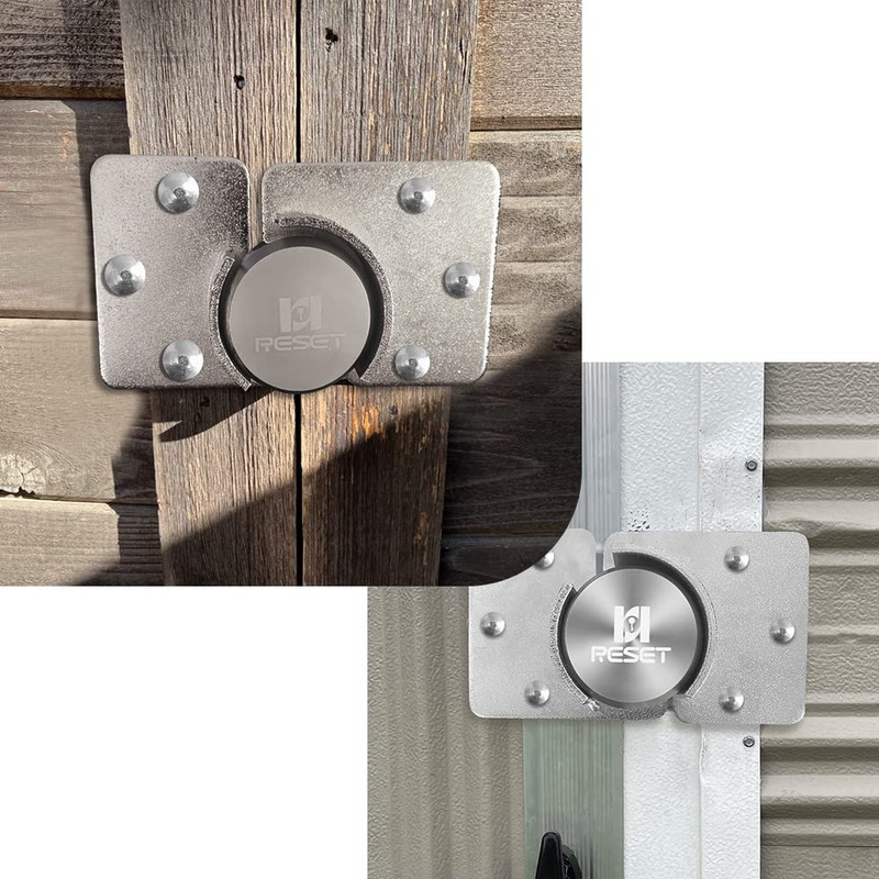 RESET-904 Heavy Duty Solid Steel Hidden Shackle Padlock with High