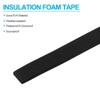 PATIKIL 3/8"W x 1/8"T x 16.4Ft EVA Black Single Sided