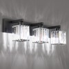 Aipsun Black Vanity Light Bathroom Lighting Fixtures 3 Light Crystal