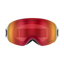 Oakley Flight Deck XM Snow Goggle (Matte White Frame/Prizm Torch Iridium Lens) with Large Goggle Soft Case