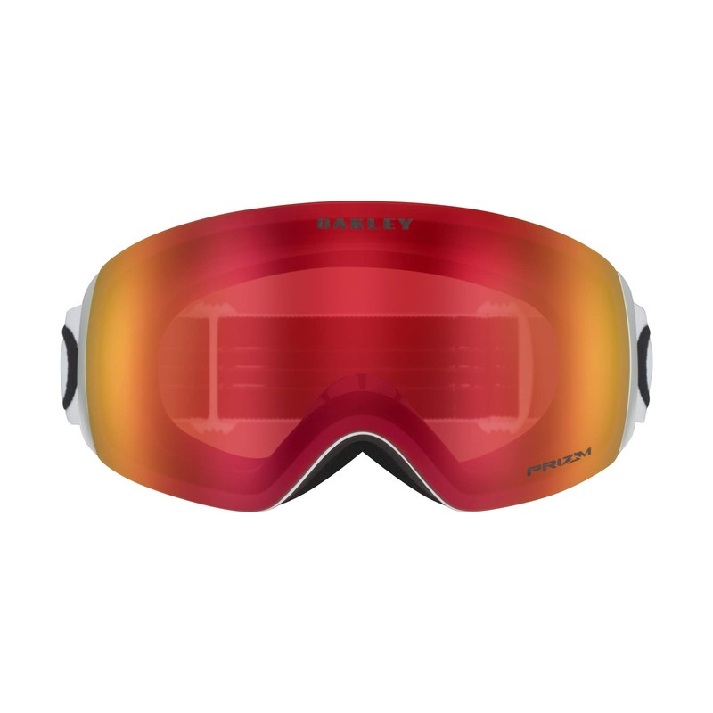 Oakley Flight Deck XM Snow Goggle (Matte White Frame/Prizm Torch