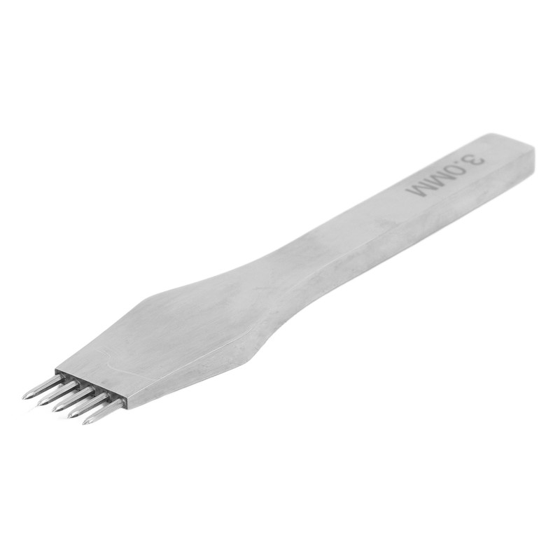 Leather Pricking Iron High Speed Steel Mirror Polished Round Cutting