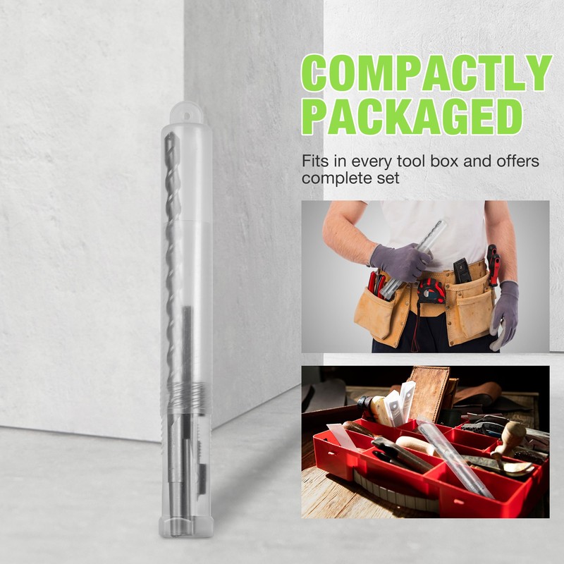BETTERI 2Pcs Core Drill Bit Adapter with 11.81" Centering Drill
