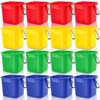 Irenare 16 Pcs Sanitizing Bucket 3 Quart Cleaning Pail Small