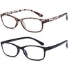 EYEURL Reading Glasses Womens Blue Light Blocking - 2 Pack