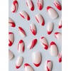 Almond Press on Nails Medium Length Fake Nails Full Cover