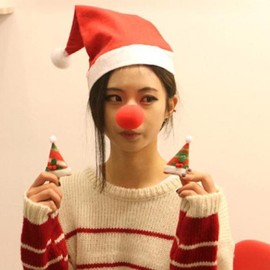 Rudolph's Red Nose / Red Nose / Christmas Props / Santa Costume Choir / 루돌프 빨간코/빨간코/크리스마스 소품/산타복 성가대