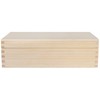 Creative Deco Small Wooden Storage Box | 24 x 11.3