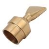 Fan Shaped Fountain Nozzle Copper Adjustable Uniform Water Spray Fan