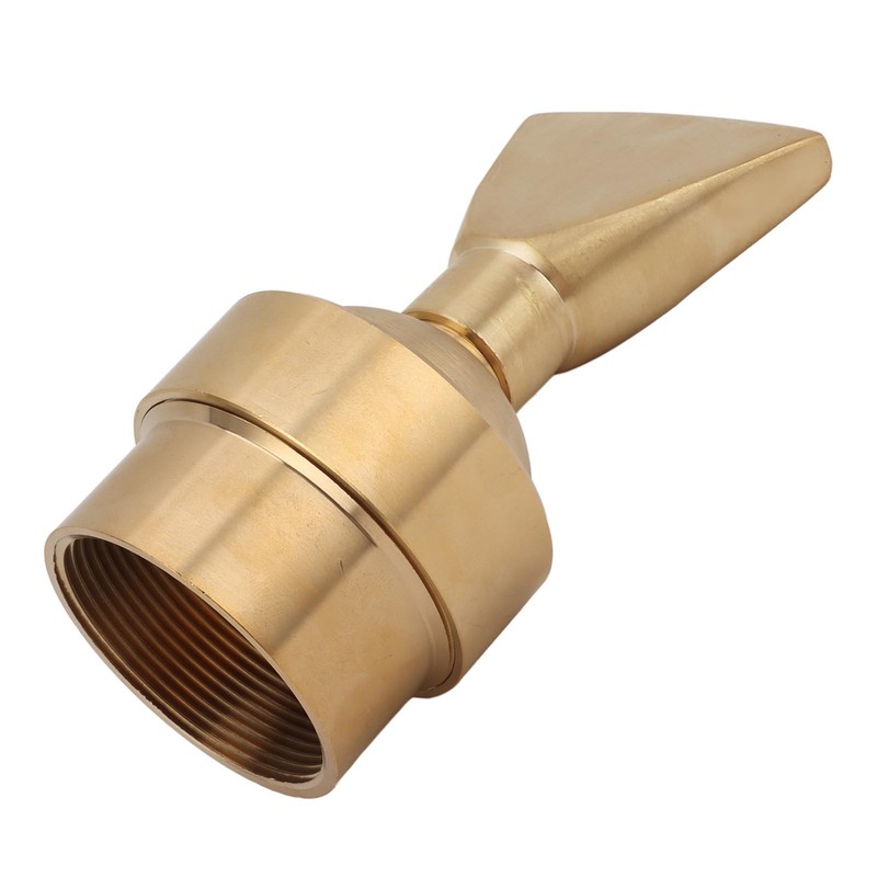 Fan Shaped Fountain Nozzle Copper Adjustable Uniform Water Spray Fan