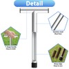 ForoGore 12 Inch Stainless Steel Soil Sampler Probe, T-Style Handle