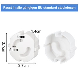 tao pipe Pack of 20 Sockets Child Safety Sockets, Socket Protection for Plugging, Socket Child Lock, Baby Safety Socket, Socket Safety