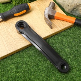 Yardwe Bike Crank Arm Left Bicycle Crank 170mm Metal Single Speed Crankset for Bicycle Mountain Road Bike