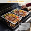 40 Pack Disposable Aluminum Broiler Pan For oven 13 x