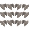 GEEX DEPOT Replacement Shelf Clips for Turbo Air Freezers &