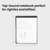 Rocketbook Flip Reusable Smart Notepad, Top Bound Notebook Letter Size8.5x11,