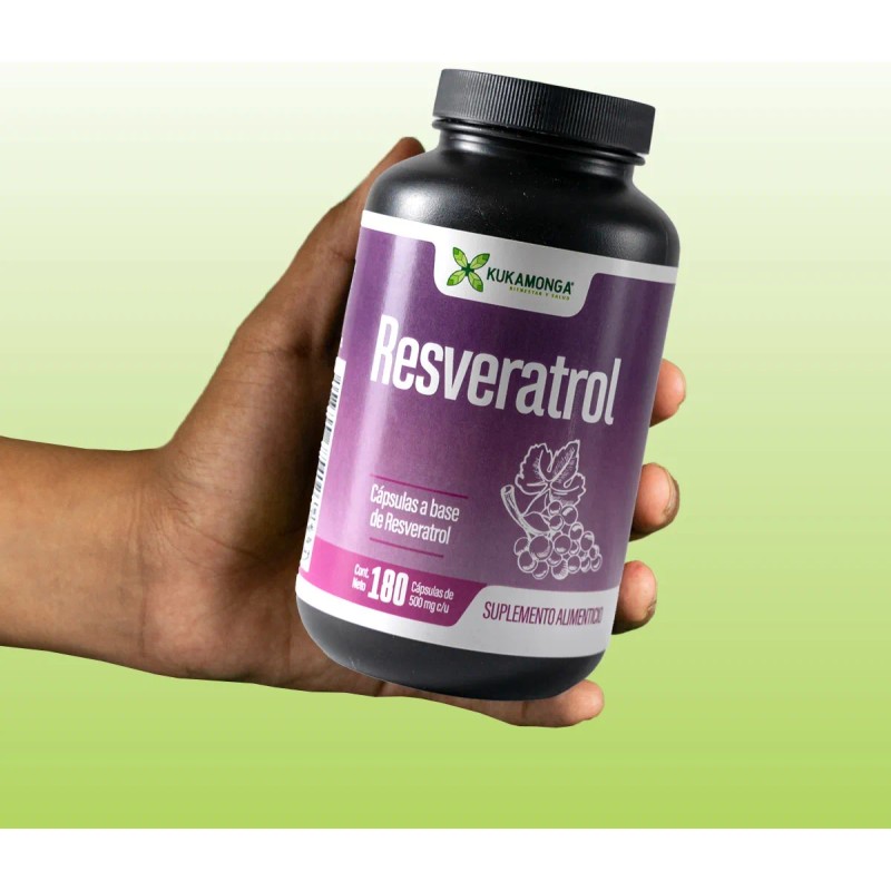 Resveratrol | Antioxidante | 180 Cápsulas | Polifenoles Sin Sabor