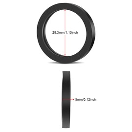 AITRIP 30 Pieces Replacement Gas Gaskets Gas Can Spout Gaskets Fuel Washer Seals Rubber Fuel Can Spout Seals Compatible with Most Gas Can Spout (30)