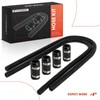 A-Premium 44" Universal Flexible Radiator Hose - Stainless Steel Water