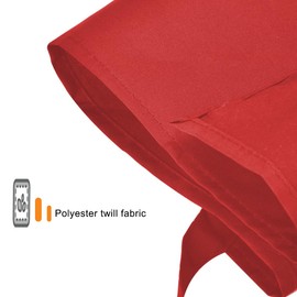 CWFUN Bib Aprons Bulk for Women Men Unisex Waterproof apron for Cooking Baking Kitchen Restaurant Crafting Painting Apron- Bulk Aprons for Girls Waiter Waitress Apron,12 Packs-Multicolours (1, Red)