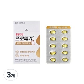 Chong Kun Dang Health Altige Omega 3 Dual, 60 tablets, 3 units / 종근당건강 알티지 오메가3 듀얼, 60정, 3개