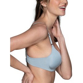 Vanity Fair Ego Boost - Brasier Push up para Mujer (Talla A +1 Taza), Sin Varillas - Mar Niebla, 38C