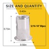 Rustark 30 Pcs 5/16-18'' UNC 304 Stainless Steel Rivet Nuts