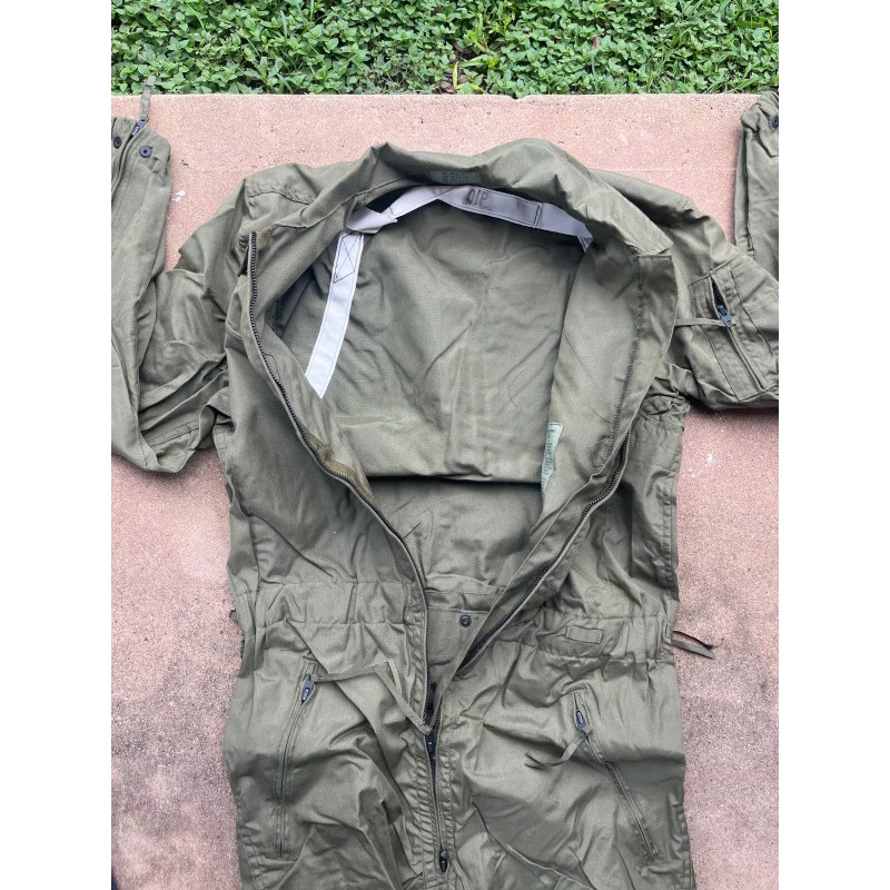 USGI Combat Vehicle Crewmen's Coveralls Fire Resistant Size Small OD