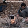 Campfire Grill Tripod Board Stainless Steel Campfire Support Plate with