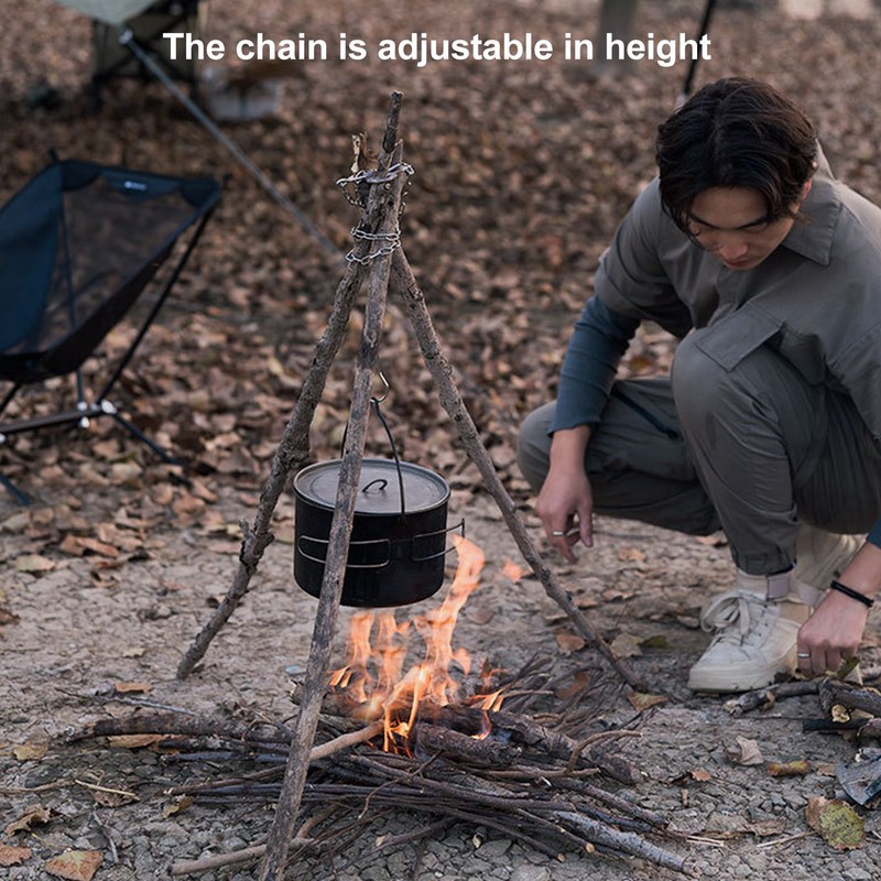 Campfire Grill Tripod Board Stainless Steel Campfire Support Plate with