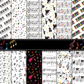 Scrapbook Paper Pad, 24 Sheets Scrapbooking Supplies Paper, 12"×12” Patterned Cardstock Paper, Double-Sided Decorative Background Craft Paper Pack for DIY Card Making Photo Album Journal Decor (A)