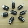 20 PCS Stainless Steel Rubber Cushioned R Shape Clamps,Cable Mounting