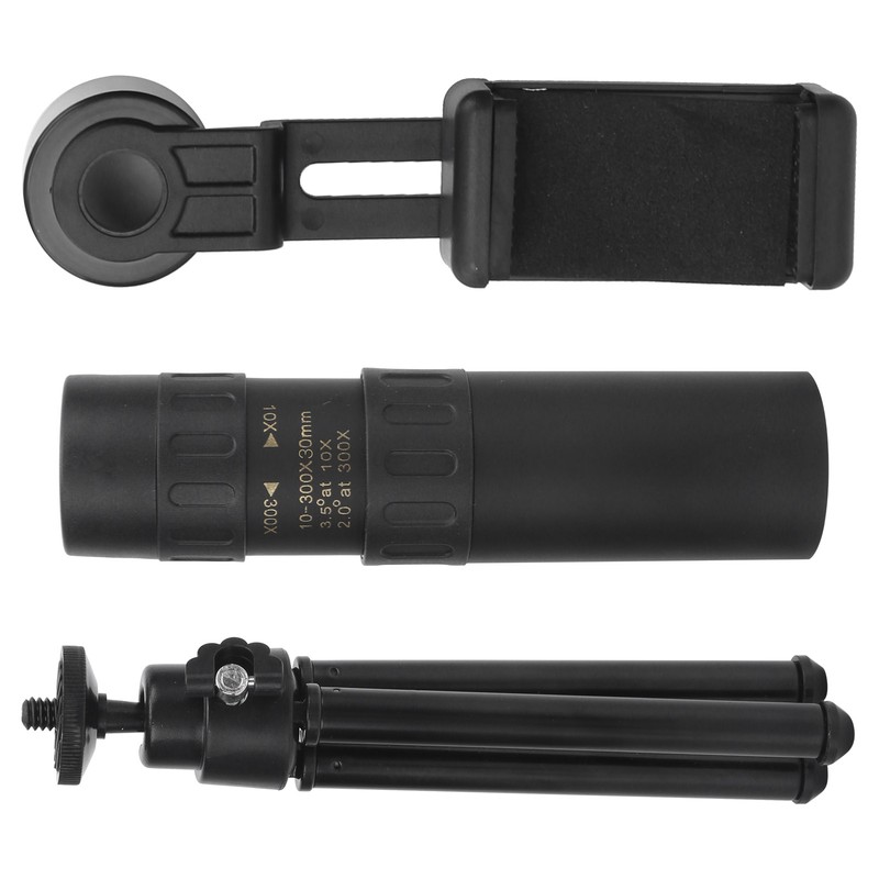 10300x30 Portable Monoculars Stretch Easily Waterproof Telescope Stable Imaging HD