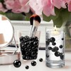 Cusmation 120 PCS 8/14/20mm Floating Beads for Centerpiece, Black Decorative