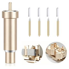 5 Pcs Deep Cut Blade Set, Fine Point Blade with housing for Cricut Explore 2/3 & Maker 2/3, 60° Replacement Blades for DIY Crafts, Housing for Precision Cutting for Slicing Cuts Glitter Vinyl