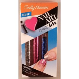 SALLY HANSEN I HEART NAIL ART KIT NAIL POLISH B2G2 FREE ADD 4 TO CART DECAL - 410 Fringe Kit