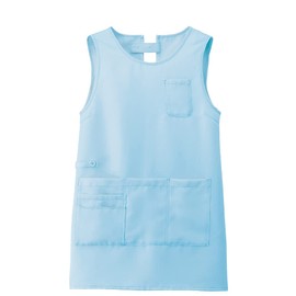 Nursery Nanofine Antibacterial Tunic Apron, Women's, saxon blue