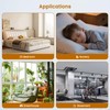 QKF Temperature and Humidity Sensor, Require Zigbee Hub, Wireless Smart