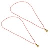 2Pcs Buddhist Pendant Vairocana Stupa Shaped Buddhism Necklace Clothing Bag
