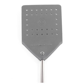 Leather Fly Swatter - Gray - Pack of 1 - Insect Catcher - Insect Catcher - Insect Catcher - Leather Fly Swatter