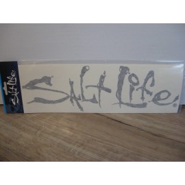 Salt Life Decal - 12" Medium Surface Mount Sticker - Signature - Black SAD930